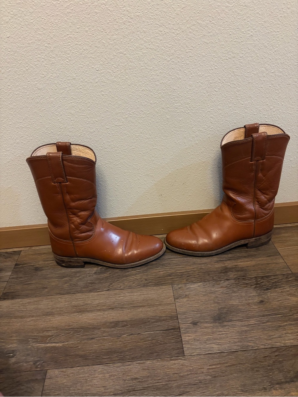 Vintage Women’s Justin Western Cowboy Brown Boots USA Made Size 5.5 B - Picture 5 of 7